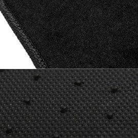 Unbranded Fit For 12-16 Honda CRV Black Nylon Floor Mat Car Carpet Front Rear w/ Red Sport