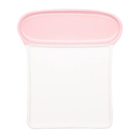 Toyo Ceramics Hasami Wayama Kiln, Freshly Baked Bread, Karatto Bread Plate, Cute, Ceramic Toast Plate, Plate, Approx. 7.1 x 7.9 inches (18 x 20 cm), Northern Europe, Pink