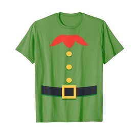 Christmas Santa Elf Shirt Santa Helper Costume Fun Elf Suit T-Shirt