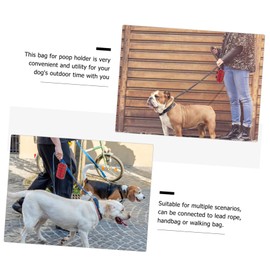 Gatuida Poop Pouch Dispenser Portable Puppy Snack Bag Breathable Easy to Use Hikes Runs