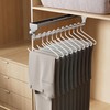 CICUFY Pull Out Closet Rod, 13.7inch Heavy Duty Pants Rack,