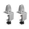 WyldSenc 2 x Desk Divider Clamp Alloy Screen Clip Desktop