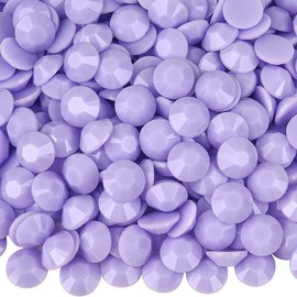 Blinginbox 2500PCS 3MM Resin Flatback Rhinestones,Solid Macaron Blue Purple Candy Color Resin Rhinestones Jelly Rhinestones Gems for DIY Crafts Mugs Bottles Tumblers Clothes Makeup Nail