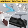 Powrocket 4 Pcs Air Conditioner Fin Cleaner Set,3 Different Fin