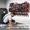 Frizoky Heavy Duty 4-Tier Power Tool Organizer Wall Mount with