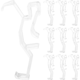 Kichvoe 20Pcs Blinds and Valance Clips Wear-Resistant Blind Clips Plastic Valance s Replaceable Clamps Replacement s Installation Tool Plastic Clamps