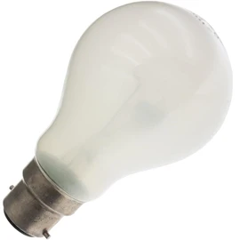 Replacement 60A19/B22D 220 Volts, B22D Base, Light Bulb