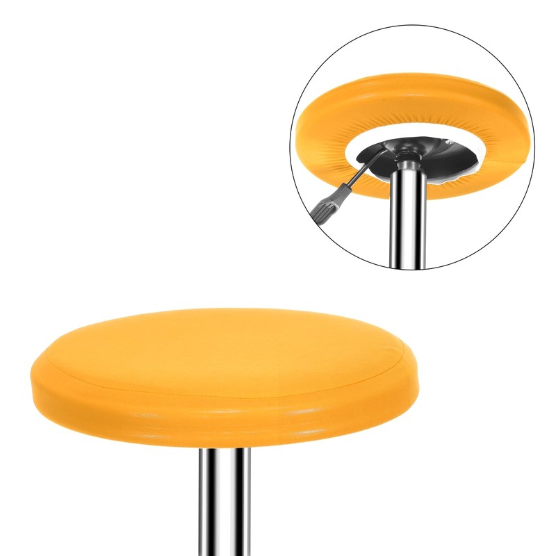 sourcing map Round Bar Stool Covers, 4 Pack Round Seat