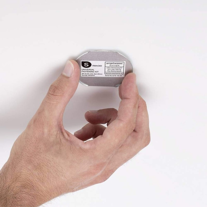 Smartwares Magnetic Mounting Set, silver, 10.100.55 RMAG60