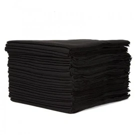 Professional UK Biodegradable towels, environmentally friendly, Recyclable. 40x80 x50 (Black)