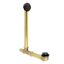 Kingston Brass DTT2165 21" Tip-Toe Tub Waste and Overflow Drain, 20 Gauge, Oil Rubbed Bronze