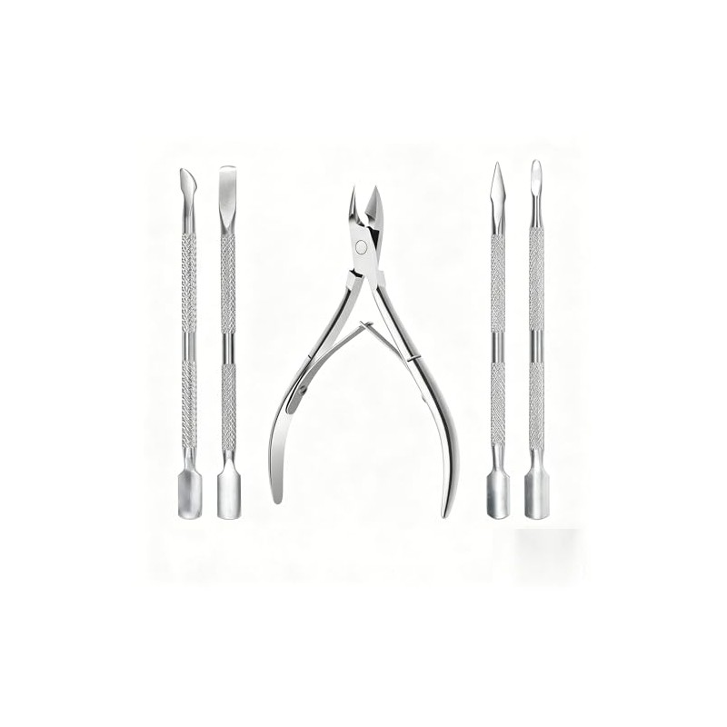 5 Piezas Kit de Manicura, Herramientas de Manicura y Cuidado