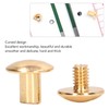 200 Sets Book Binding Screw Uniform Coating Curved Surfaces Brass