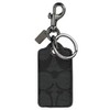 Coach Key Fob Signature CF131 WQBO4G QB/Charcoal Key Chain, charcoal