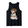 German Shorthaired Pointer Ramen Kawaii Puppy Tank Top