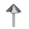 uxcell 90 Degree V-Groove Router Bit 32mm Dia with 6mm