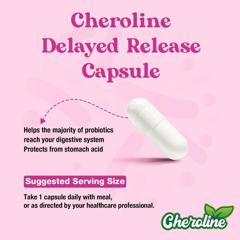 Cheroline Vaginal Probiotics for Women, 70 Billion CFU, 7 Strains