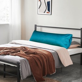 Body Pillow Cover 600 Thread Count Cotton, Hotel Soft Body Pillow Pillowcase, Long Pillow Case Cover Breathable 100% Cotton, 21x54 Inch, Peacock Blue