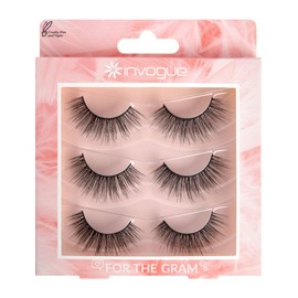 Invogue Vault 3 Multipack Lashes 3 Pairs 100g
