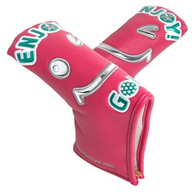 WINWIN STYLE WINWIN-WINN STYLE ENJOY GOLF Putter Cover Pin Type/Mallet Type (PIN TYPE/ROSE (PCB-418))