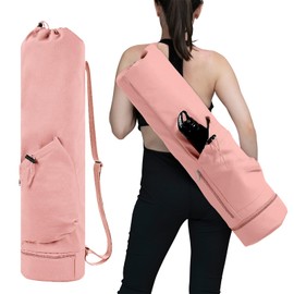 Hensych Yoga Mat Bag, Yoga Mat Holder with Bag, Multi-Function Storage Bag for Gym Class Beach Park Travel
