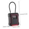 SHINEOFI 1Set Lock Box with Code Wall Mount Key Storage
