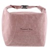 Bestco ND-876 Lunch Bag, Pink, Buckle, Thermal Bag, Cold Insulation,