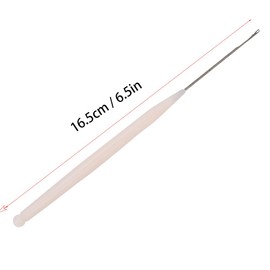 Haosie 5PCS Beading Needles, Jewelry Crochet Beads, Three-Way Crochet Hook​ Tools, Threading String Needles for Bracelet Jewelry Making