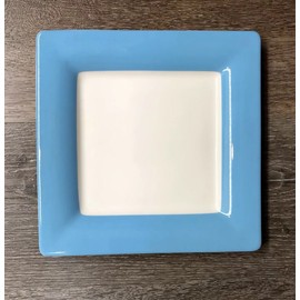 Villeroy & Boch Wonderful World Blue Square Salad Plate ~new~