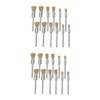 ULTECHNOVO 30pcs Rust Wheel Cleaning Tool Detail Abrasive Brushes Mini