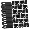Ciieeo 1000pcs Cord Fasteners Clips for Wire Management Plastic Cable