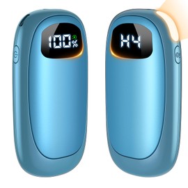 Hand Warmers Rechargeable - 14000mAh Electric Hand Warmer, Max 20 Hrs Warmth 4 Levels Heat Up to 131℉, Dual-Side Heating Portable Reusable Pocket Heater 2 Pack for Raynauds, Hunting, Camping, Golf