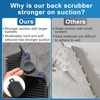 Back Scrubber for Shower Wall, Hands-Free Shower Foot & Back