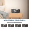 Ankilo Projection Alarm Clock, Alarm Clock Bedside with Time &