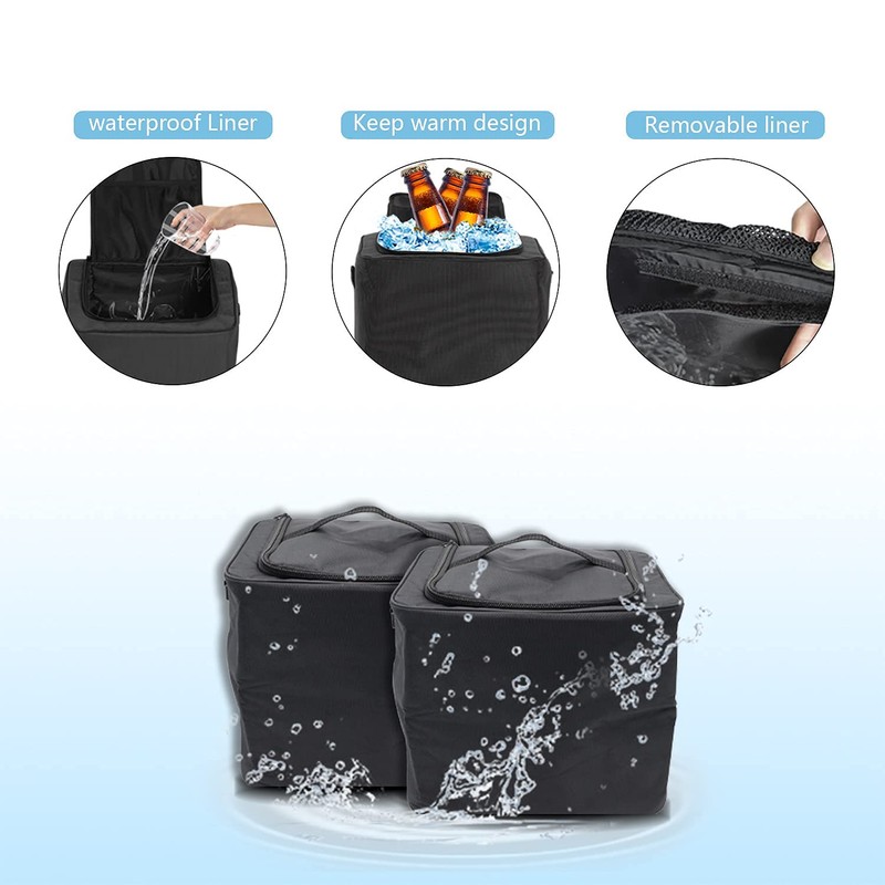 EAROND Large Trunk Organizer with Cooler, 3 Compartments SUV Cargo