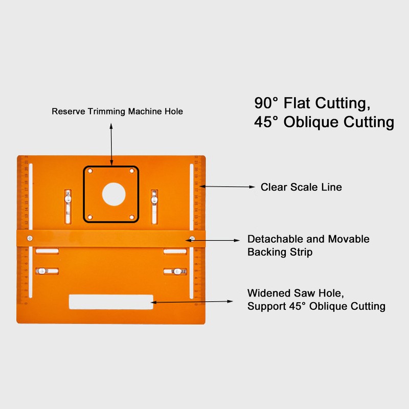 28x25cm Cutting Machine Base Plate Oblique Cut Handheld Cutter Backing