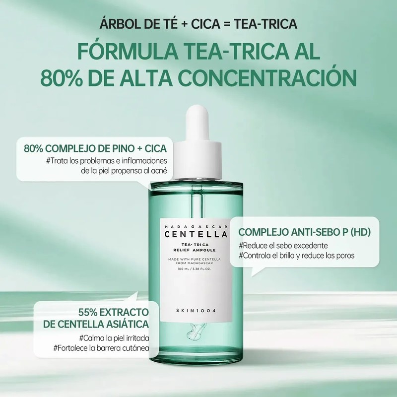 Skin1004 Ampolla Centella Antiacné Tea-trica Calmante 100ml