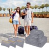 PATIKIL Packing Cubes 6 Sets Luggage Organizer Bag Packing Compression