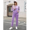 Marvmys Velvet Track Suits for Women Set Zip Up Sweatsuit