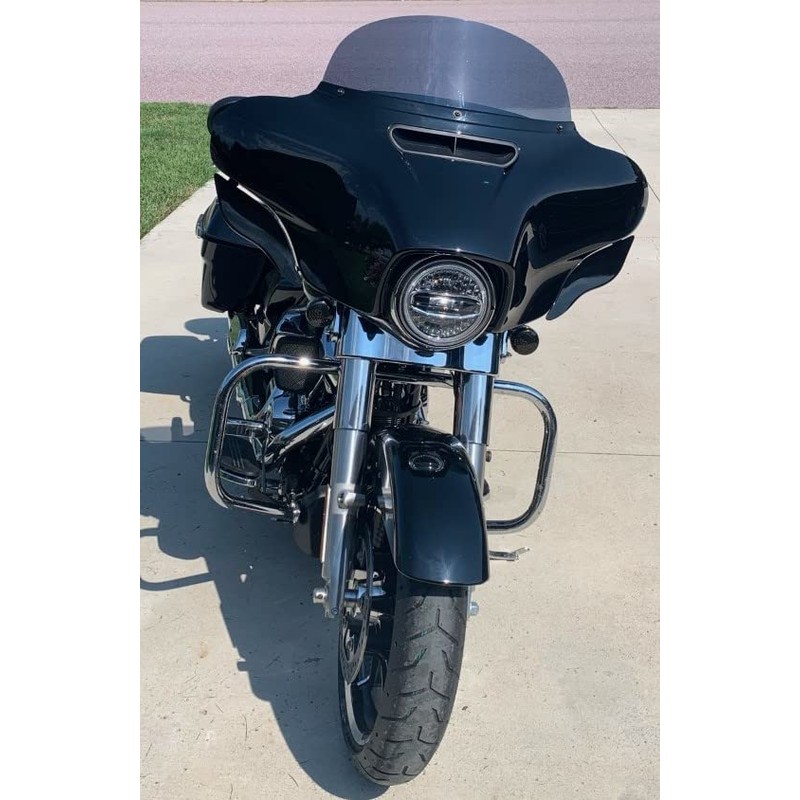 Sled Shields 8" DARK TINT windshield compatible with Harley Davidson