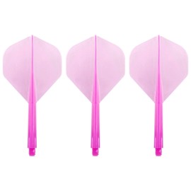 Condor Zero Stress Flight System - Standard Clear Pink - Dart Flights Medium