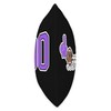 Retro Football Player Apparel Retro Purple Foam Finger Football Player