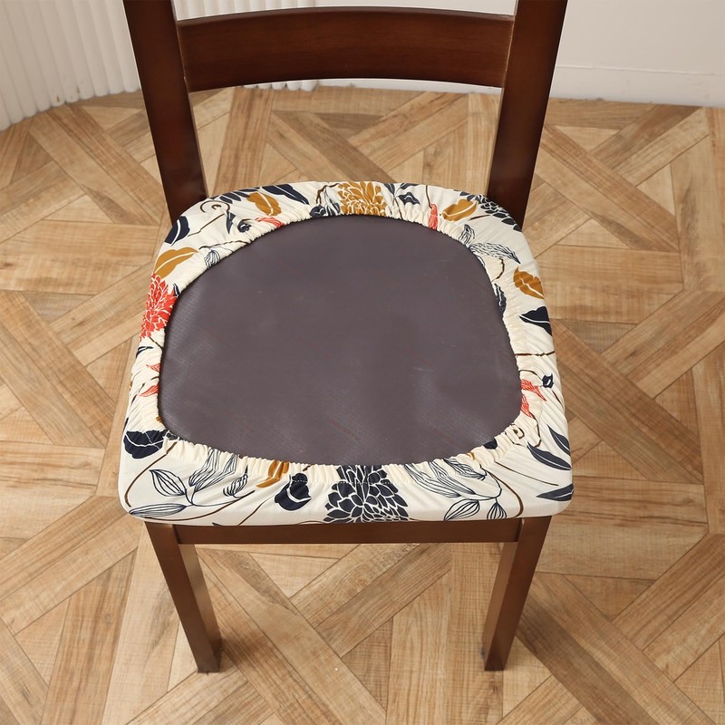 ZHILING Stretch Chair Seat Covers for Dining Room Set of