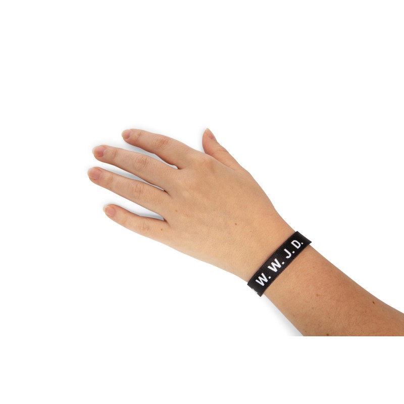 Great 1 WWJD Ichthys Symbol/Jesus Fish Bracelet - What Would