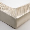 P Pothuiny Satin Sheets Set, Queen (6 Pieces, Taupe) -