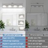 360° Rotate LED Bathroom Vanity Light Fixtures, 1600LM Acrylic Brushed