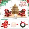 Christmas in Heaven Decoration Christmas Memorial Rocking Chair Ornament Save