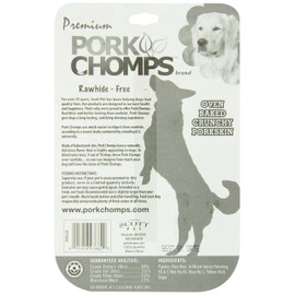 Scott Pet Products 2 Count Pork Chomps Bacon Crunchy Bone Treat, 4"