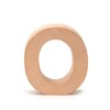 GLOREX 6 2029 115 Cardboard Letter O, Made of Brown
