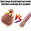 Large Self-Tanning Brush, Oval Self-Tanning Brush with Wide Brush Head,